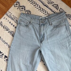 Altar'd State Light Wash Straight Leg Jeans